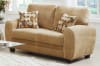 Rubin Love Seat in Light Brown by Home Elegance - HEL-9734BR-2 - Image 1 of 0