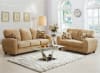 Rubin Love Seat in Light Brown by Home Elegance - HEL-9734BR-2 - Image 2 of 0
