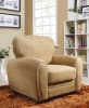 Rubin Love Seat in Light Brown by Home Elegance - HEL-9734BR-2 - Image 3 of 0