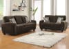 Rubin Sofa in Chocolate by Home Elegance - HEL-9734CH-3 - Image 2 of 0