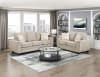 Zander 2 Piece Upholstery Sofa Set in Taupe Chenille Fabric Upholstery by Home Elegance - HEL-9745TP - Image 1 of 0