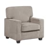 Frances Upholstered Chair in Taupe Chenille Upholstery by Home Elegance - HEL-9748TPE-1 - Image 1 of 0