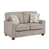 Frances Upholstered Loveseat in Taupe Chenille Upholstery by Home Elegance - HEL-9748TPE-2 - Image 1 of 0
