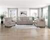 Frances 2-Piece Contemporary Sofa Set in Taupe Chenille Upholstery by Home Elegance - HEL-9748TPE - Image 1 of 0