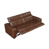 Sutton Power Double Reclining Loveseat in Brown Top-Grain Leather by Home Elegance - HEL-9790BRW-2PWH - Image 4 of 0