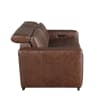 Sutton Power Double Reclining Loveseat in Brown Top-Grain Leather by Home Elegance - HEL-9790BRW-2PWH - Image 5 of 0