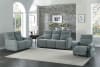 Edition Power Double Lay Flat Reclining Sofa in Dove Gray by Home Elegance - HEL-9804DV-3PWH - Image 5 of 0