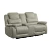 Shola Power Double Reclining Love Seat in Gray by Home Elegance - HEL-9848GY-2PWH - Image 2 of 0