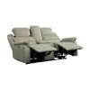 Shola Power Double Reclining Love Seat in Gray by Home Elegance - HEL-9848GY-2PWH - Image 3 of 0