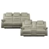 Shola Power Double Reclining Love Seat in Gray by Home Elegance - HEL-9848GY-2PWH - Image 5 of 0