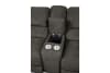 Borneo Double Reclining Love Seat in Chocolate by Home Elegance - HEL-9849CH-2 - Image 4 of 0