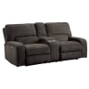 Borneo Power Double Reclining Love Seat in Chocolate by Home Elegance - HEL-9849CH-2PWH - Image 2 of 0