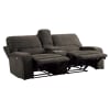 Borneo Power Double Reclining Love Seat in Chocolate by Home Elegance - HEL-9849CH-2PWH - Image 3 of 0