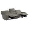 Borneo Power Double Reclining Sofa in Mocha by Home Elegance - HEL-9849MC-3PWH - Image 3 of 0