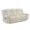 Nutmeg 2 Piece Double Reclining Sofa Set in Beige Chenille Fabric by Home Elegance - HEL-9901BE - Image 4 of 0