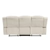 Nutmeg 2 Piece Double Reclining Sofa Set in Beige Chenille Fabric by Home Elegance - HEL-9901BE - Image 5 of 0