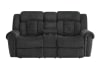 Nutmeg 2 Piece Double Reclining Sofa Set in Charcoal by Home Elegance - HEL-9901CC - Image 5 of 0