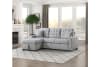 McCafferty 2 Piece Sectional in Gray Fabric by Home Elegance - HEL-9916GY-2LCRL - Image 1 of 0