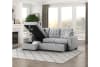 McCafferty 2 Piece Sectional in Gray Fabric by Home Elegance - HEL-9916GY-2LCRL - Image 3 of 0
