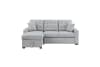 McCafferty 2 Piece Sectional in Gray Fabric by Home Elegance - HEL-9916GY-2LCRL - Image 4 of 0