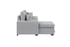 McCafferty 2 Piece Sectional in Gray Fabric by Home Elegance - HEL-9916GY-2LCRL - Image 5 of 0