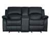 Clarkdale Double Reclining Love Seat in Black by Home Elegance - HEL-9928BLK-2 - Image 1 of 0