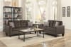 Lantana Sofa in Chocolate by Home Elegance - HEL-9957CH-3 - Image 3 of 0