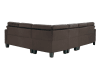 Lantana Sectional Sofa in Chocolate by Home Elegance - HEL-9957CH-SC - Image 4 of 0