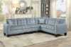 Lantana Sectional Sofa in Gray by Home Elegance - HEL-9957GY-SC - Image 1 of 0