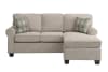 Clumber Reversible Sofa Chaise in Sand by Home Elegance - HEL-9967-3SC - Image 2 of 0