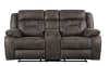 Madrona 2 Piece Double Reclining Sofa Set in Dark Brown by Home Elegance - HEL-9989DB - Image 4 of 0
