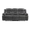 Madrona Hill Double Reclining Sofa in Gray by Home Elegance - HEL-9989GY-3 - Image 1 of 0