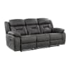 Madrona Hill Double Reclining Sofa in Gray by Home Elegance - HEL-9989GY-3 - Image 2 of 0