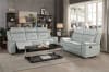 Darwan Double Lay Flat Reclining Sofa in Light Gray by Home Elegance - HEL-9999GY-3 - Image 4 of 0