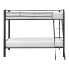 Lunar Twin/Twin Bunk Bed in Dark Bronze Finish by Home Elegance - HEL-B2009DZ-1 - Image 3 of 0