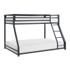 Jovie Twin/Full Bunk Bed in Black Finish by Home Elegance - HEL-B2010BKTF-1 - Image 2 of 0