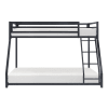 Jovie Twin/Full Bunk Bed in Black Finish by Home Elegance - HEL-B2010BKTF-1 - Image 3 of 0