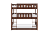 Rowe Triple Bunk Bed in Dark Cherry Finish by Home Elegance - HEL-B2013TTTDC-1 - Image 2 of 0