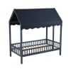 Sloane 5 Piece Twin Canopy Platform Bedroom Set in Navy Blue Finish by Home Elegance - HEL-B2024BUCP - Image 4 of 0