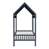 Sloane 5 Piece Twin Canopy Platform Bedroom Set in Navy Blue Finish by Home Elegance - HEL-B2024BUCP - Image 5 of 0