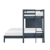 Youth-Sloane Twin/Full Loft Bunk Bed in Navy Blue Finish by Home Elegance - HEL-B2024BULTF-1 - Image 5 of 0