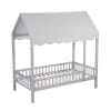 Sloane Twin Canopy Platform Bed in Gray Finish by Home Elegance - HEL-B2024GYCP-1 - Image 3 of 0