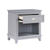 Sloane Twin Canopy Platform Bed in Gray Finish by Home Elegance - HEL-B2024GYCP-1 - Image 5 of 0