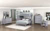 Youth-Sloane Twin/Full Loft Bunk Bed in Gray Finish by Home Elegance - HEL-B2024GYLTF-1 - Image 2 of 0