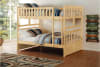 Bartly Full/Full Bunk Bed in Natural Pine Finish by Home Elegance - HEL-B2043FF-1 - Image 1 of 0