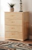 Bartly Twin/Twin Trundle Bed with Two Storage Drawers in Pine by Home Elegance - HEL-B2043PR-1 - Image 4 of 0