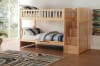 Bartly Bunk Bed with Reversible Step Storage in Pine by Home Elegance - HEL-B2043SB-1 - Image 2 of 0