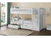 Galen Bunk Bed with Reversible Step Storage in White by Home Elegance - HEL-B2053SBW-1 - Image 2 of 0
