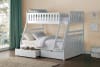 Galen Twin/Full Bunk Bed in White by Home Elegance - HEL-B2053TFW-1 - Image 2 of 0