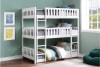 Galen Triple Bunk Bed in White Finish by Home Elegance - HEL-B2053TTTW-1 - Image 1 of 0